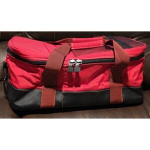 Marlboro Expandable Cooler Red‎ With Shoulder Strap Excellent Condition #0279